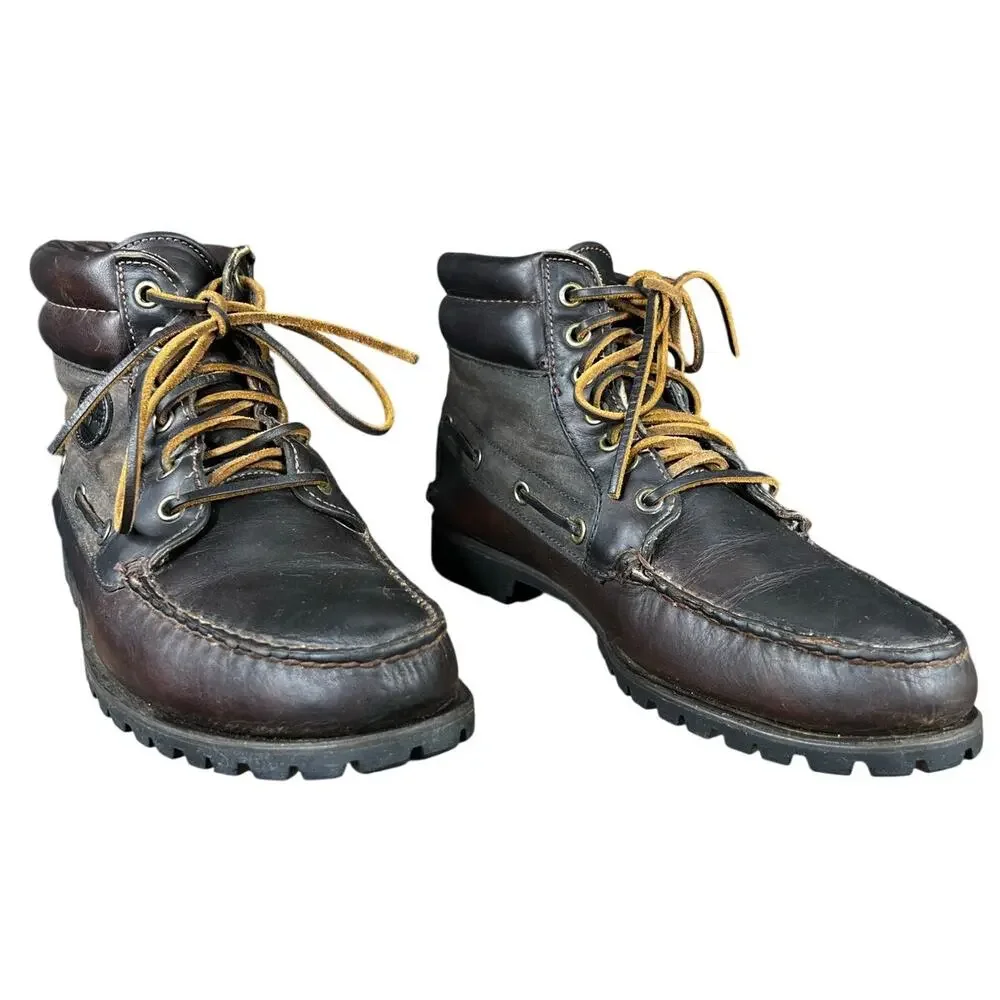 Vintage Timberland Men’s Classic Brown Gore Tex Moc Toe Chukka Boot Size US 8.5